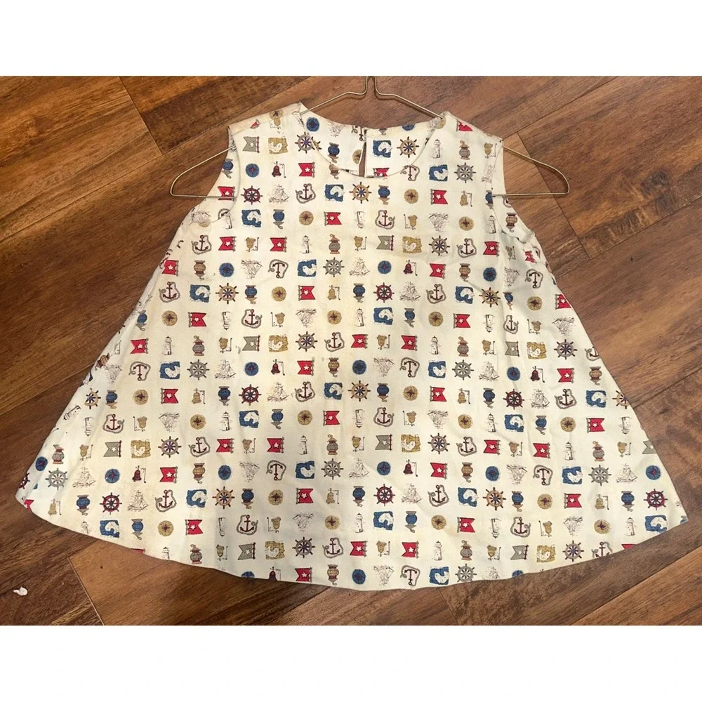 1950s children's blouse J. MANES CO INC Sailor Themed Dress Blouse